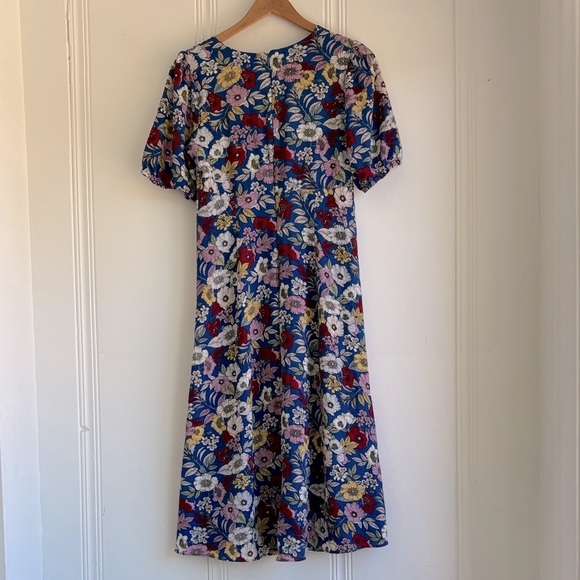 3/$30! BCBG Generation Multicolor Floral Midi Dress - Picture 2 of 5